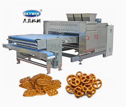 Ligne de production de machine de fabrication de biscuits Skywin Bretzel Machine de collation