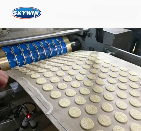 Skywin الروتاري صب البسكويت الناعمة ماكينة التحكم الآلي PLC