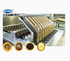 M&aacute;quina para fabricar galletas de chocolate Skywin, dep&oacute;sito de mermelada y t&uacute;nel de enfriamiento