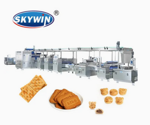 M&aacute;quina autom&aacute;tica para fabricar galletas de panader&iacute;a Skywin para galletas duras y blandas
