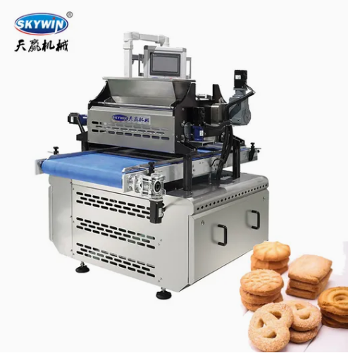 Machine de fabrication de biscuits remplis de chocolat de type petit plateau Skywin