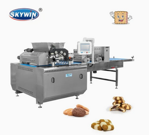 L&iacute;nea de procesamiento de m&aacute;quina formadora de galletas rellenas en caliente Skywin con personalizaci&oacute;n