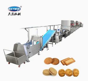 Ligne de production de machine de fabrication de biscuits mous de sabl&eacute;s au chocolat Skywin