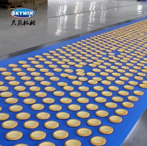 Linha de produ&ccedil;&atilde;o macia da m&aacute;quina para fazer biscoitos do shortbread do chocolate de Skywin