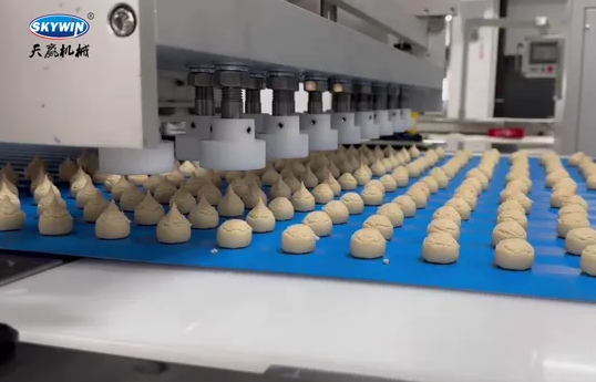 M&aacute;quina de galletas formadora de galletas con barra de fecha de llenado de dos colores Skywin
